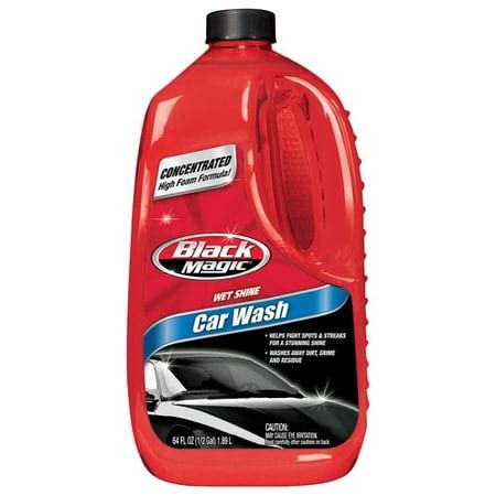 Blavk magic wet shind car wash